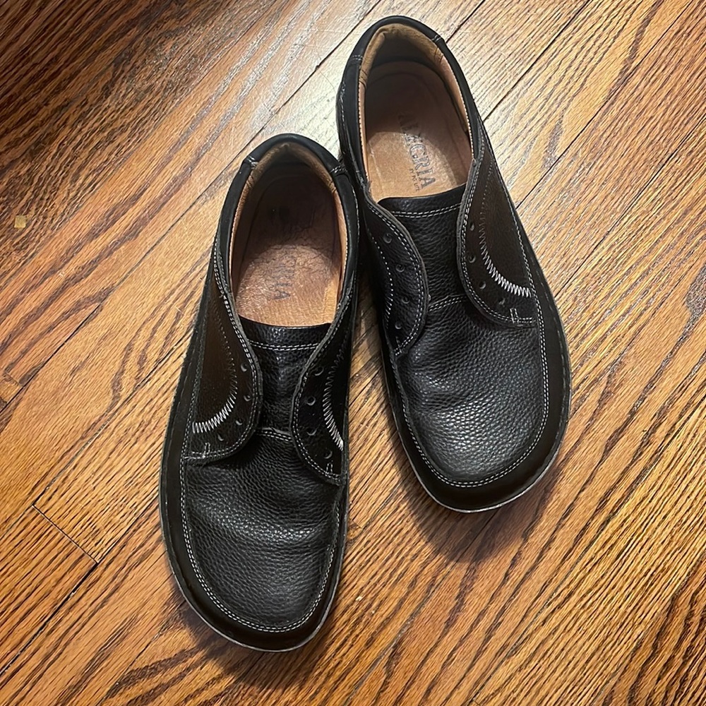 Alegria PG Lite Mens‎ Hewlett AM-HEW-100 Black Leather Lace Oxfords US 11 EU 45